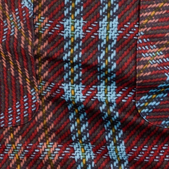 🍁Front Pocket Plaid Fall Mini Skirt - Picture 9 of 9